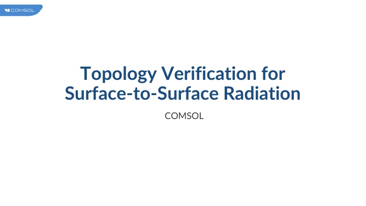 topology verification for surface to surface