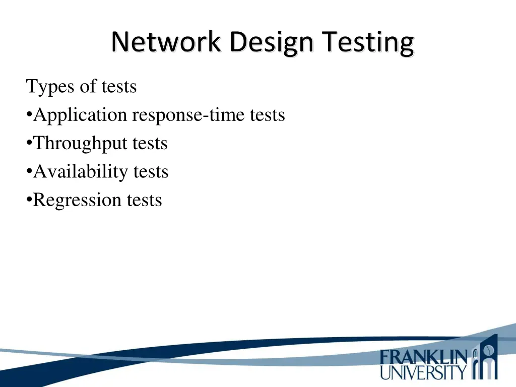 network design testing 1