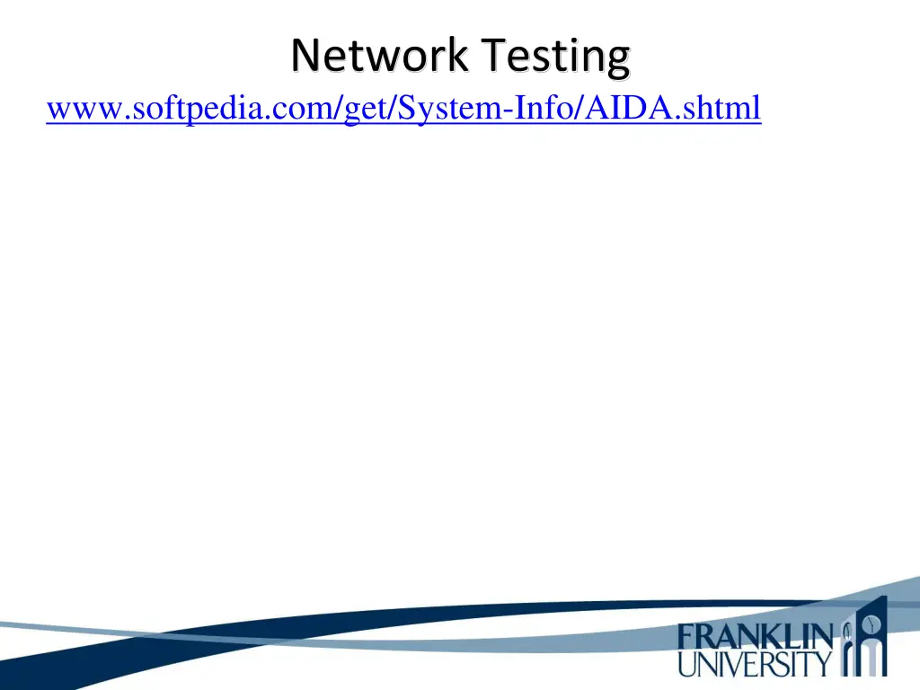 network testing 18