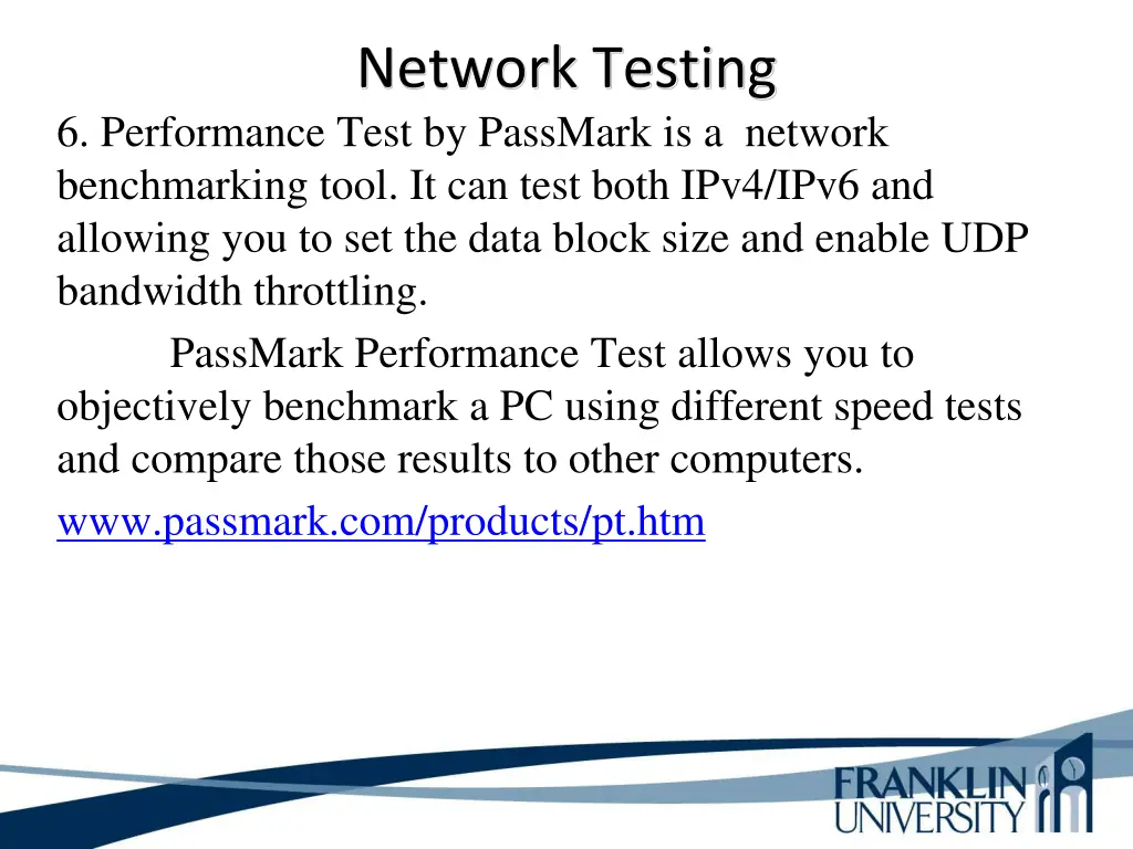 network testing 20