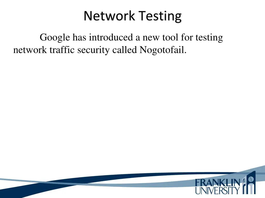 network testing 4