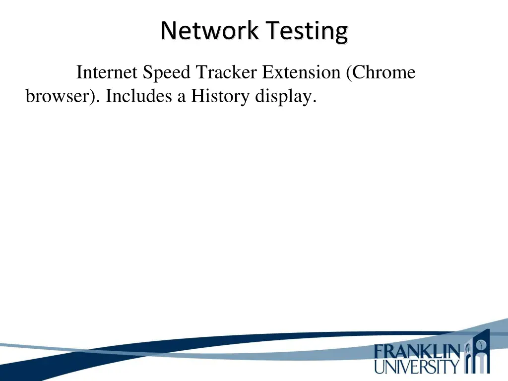 network testing 6