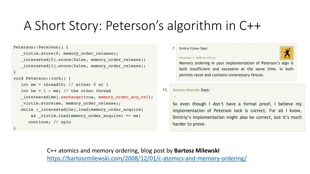 a short story peterson s algorithm in c 1