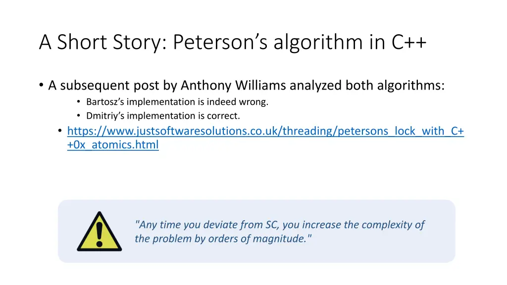 a short story peterson s algorithm in c 2