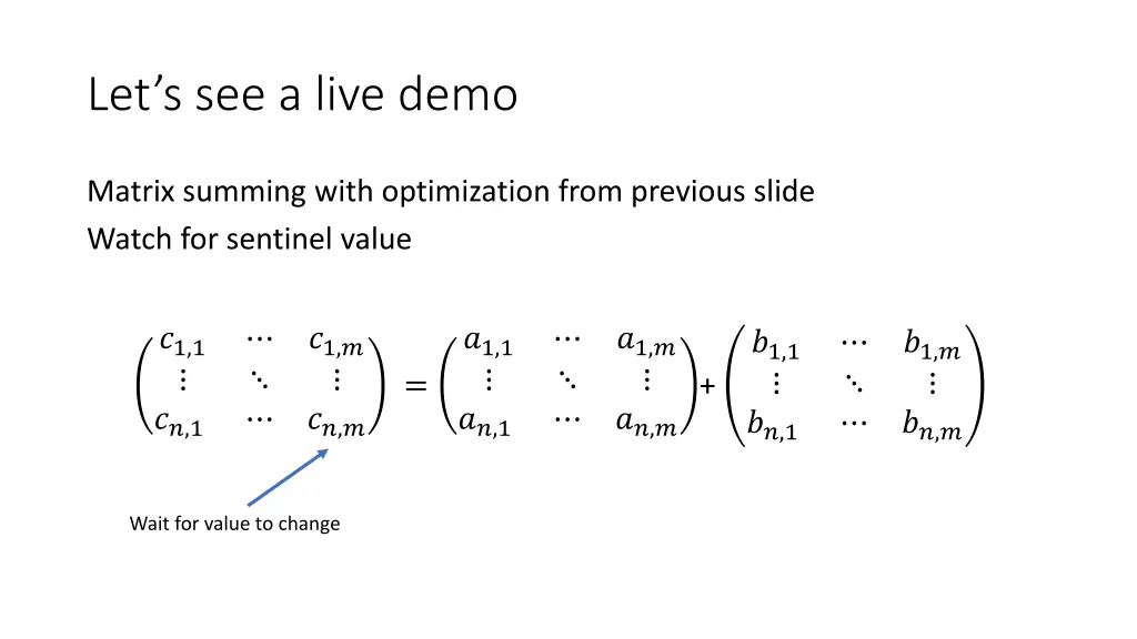 let s see a live demo