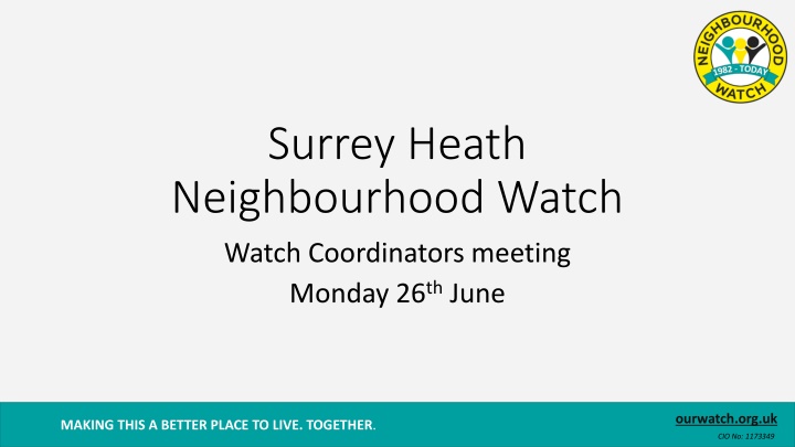 surrey heath neighbourhood watch watch