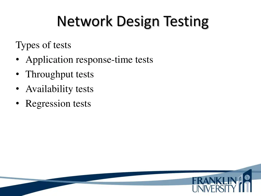 network design testing 1