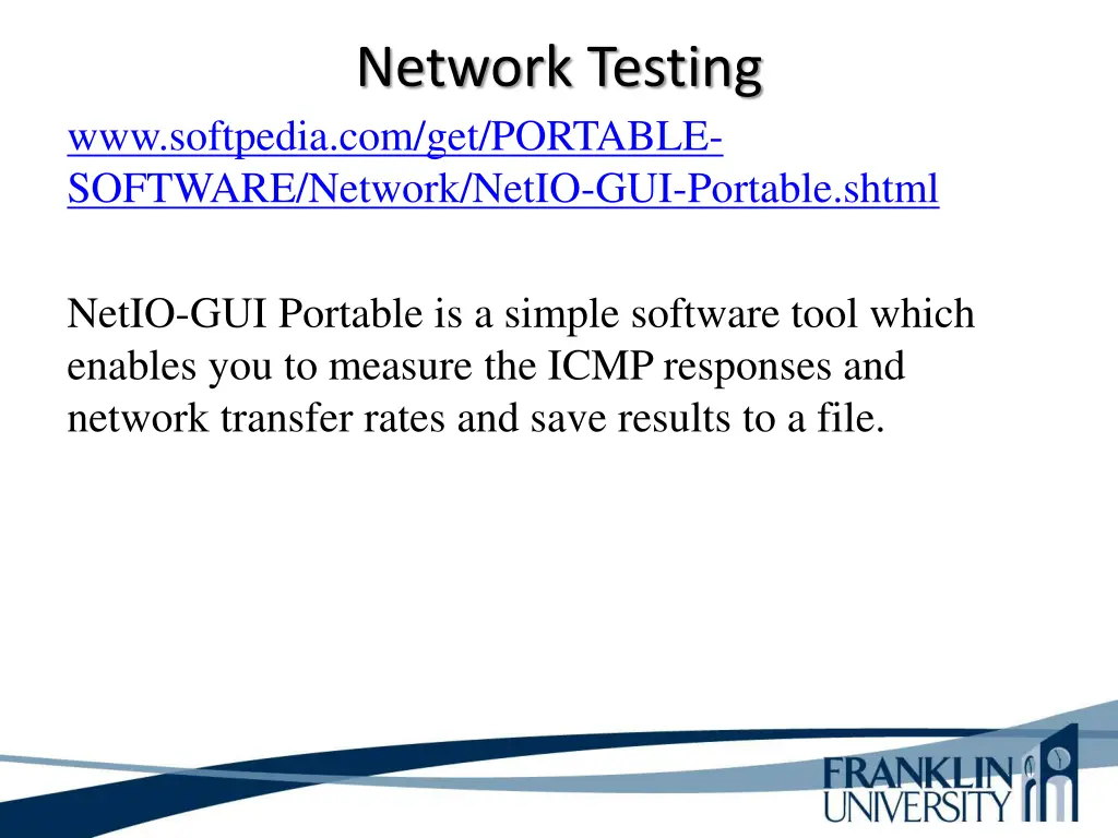 network testing 10