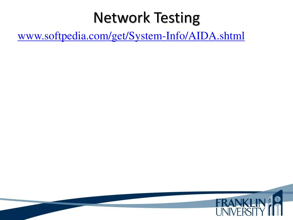 network testing 15