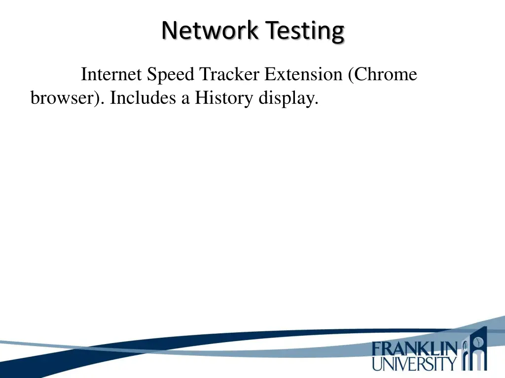 network testing 3