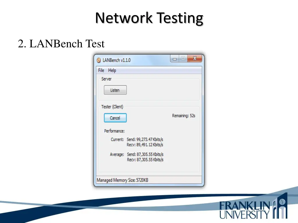 network testing 6