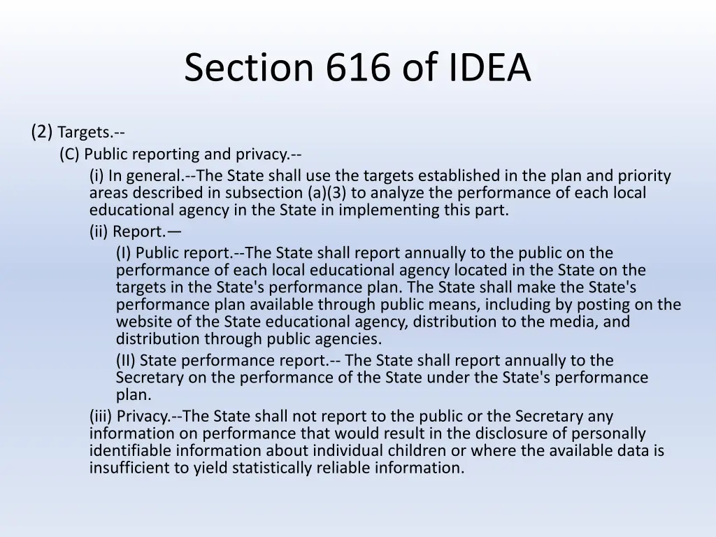 section 616 of idea 2