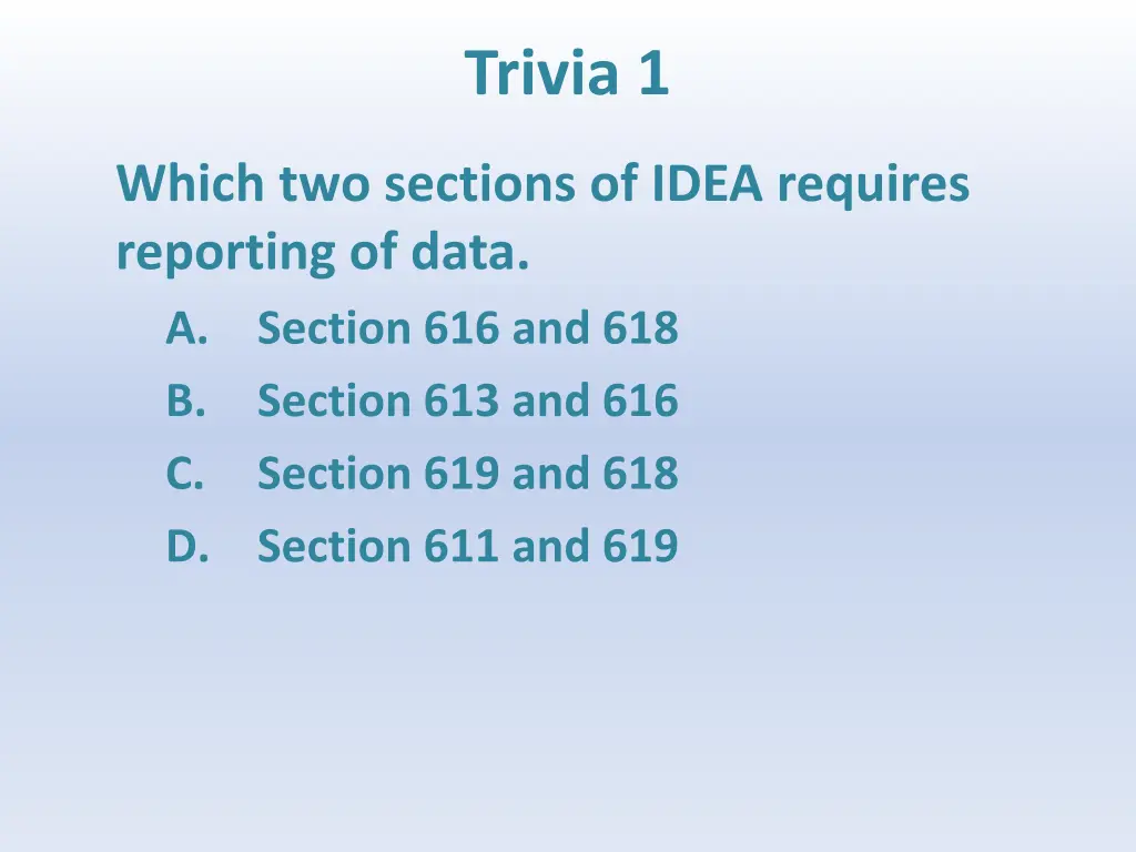 trivia 1