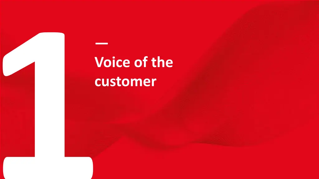 voice of the customer