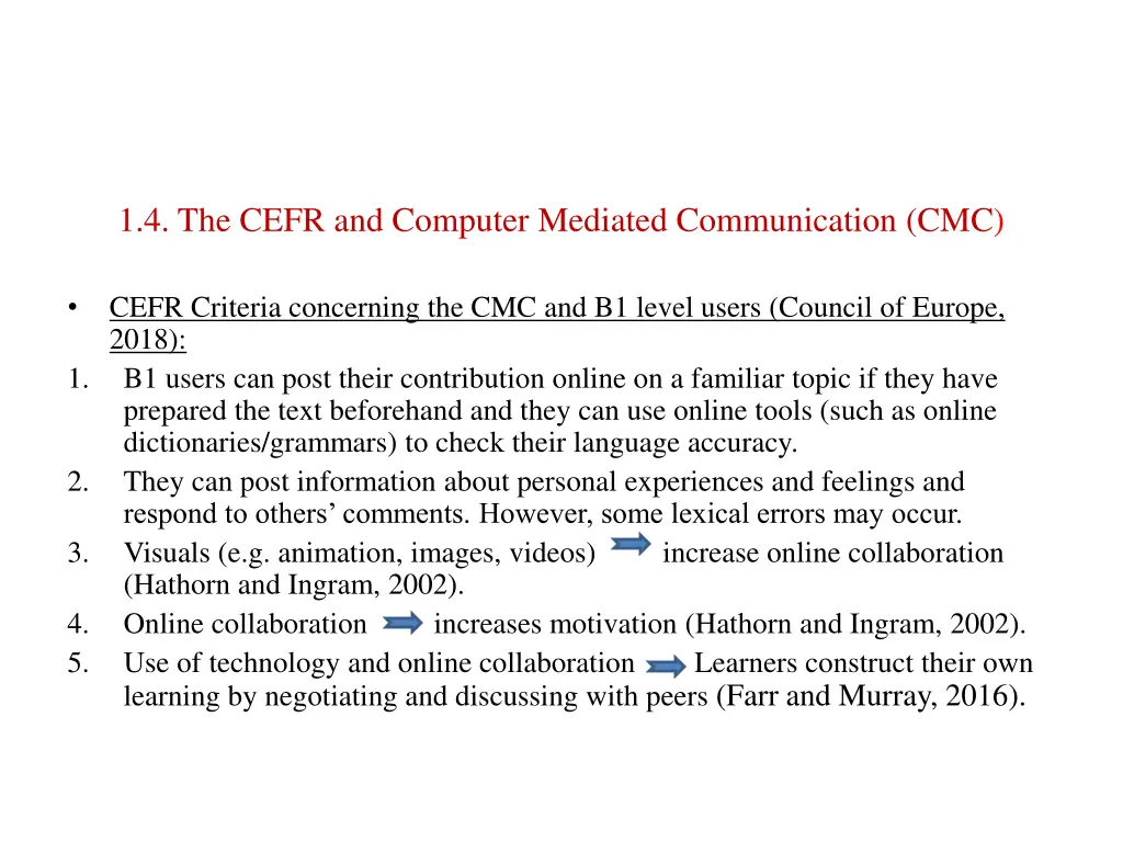 1 4 the cefr and computer mediated communication