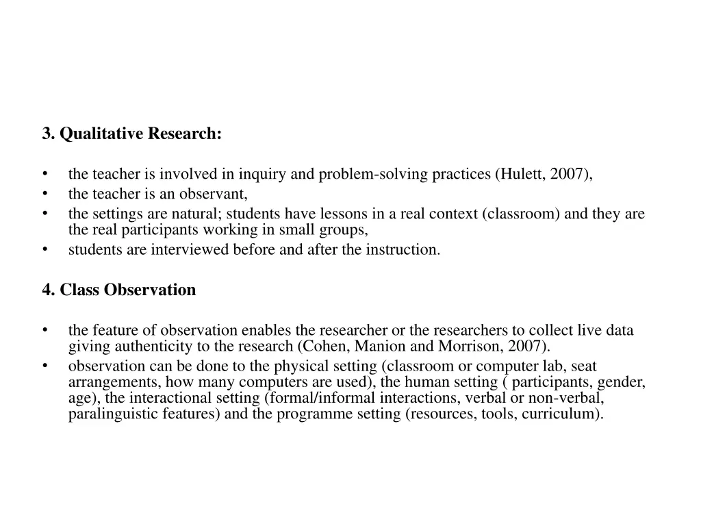 3 qualitative research