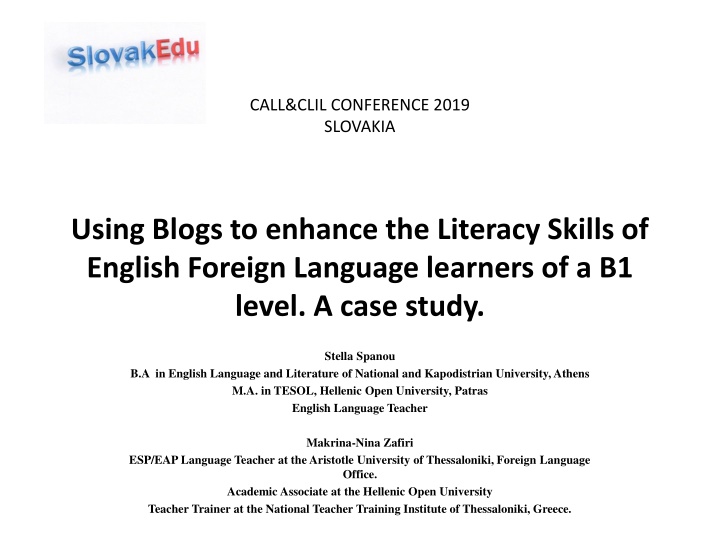 call clil conference 2019 slovakia