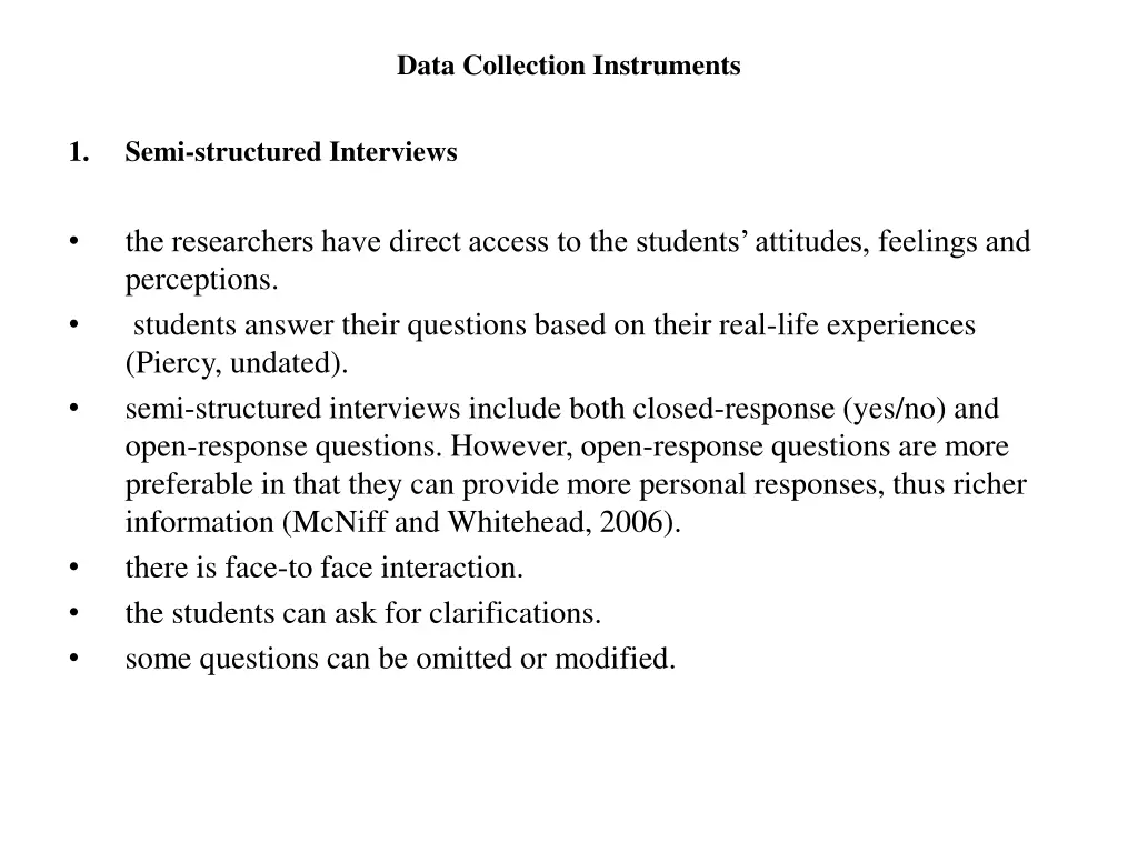 data collection instruments