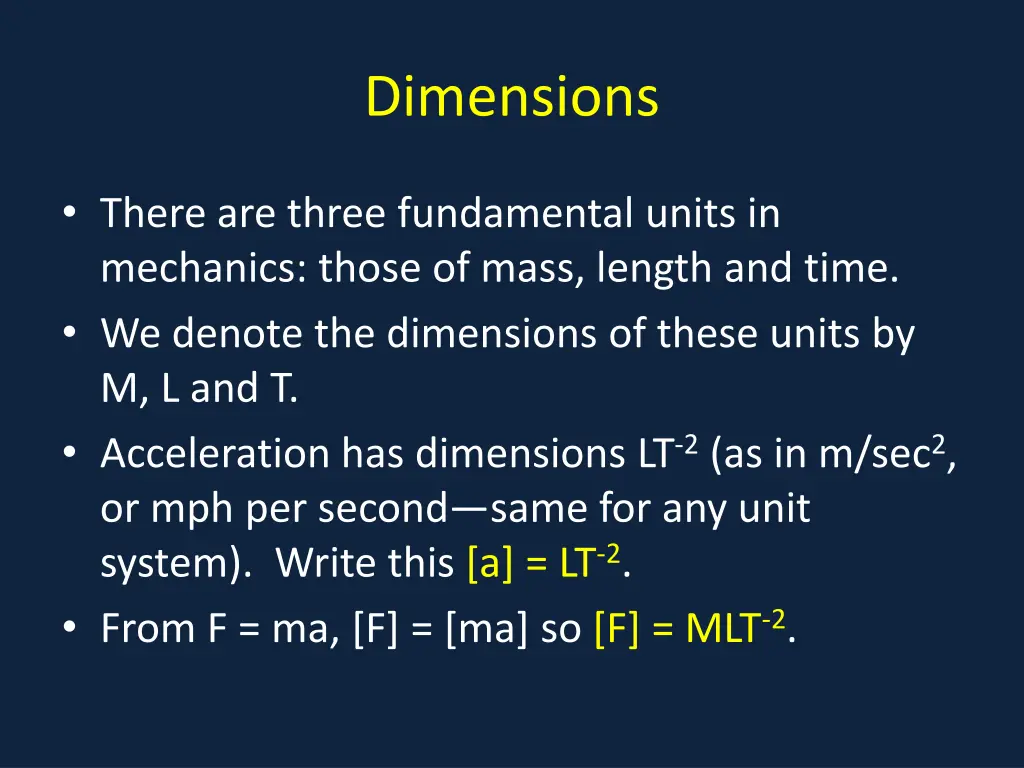 dimensions