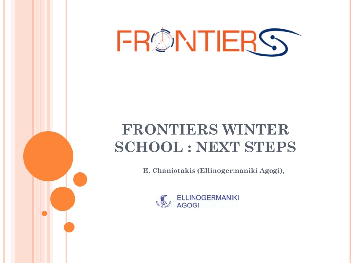 frontiers winter school next steps