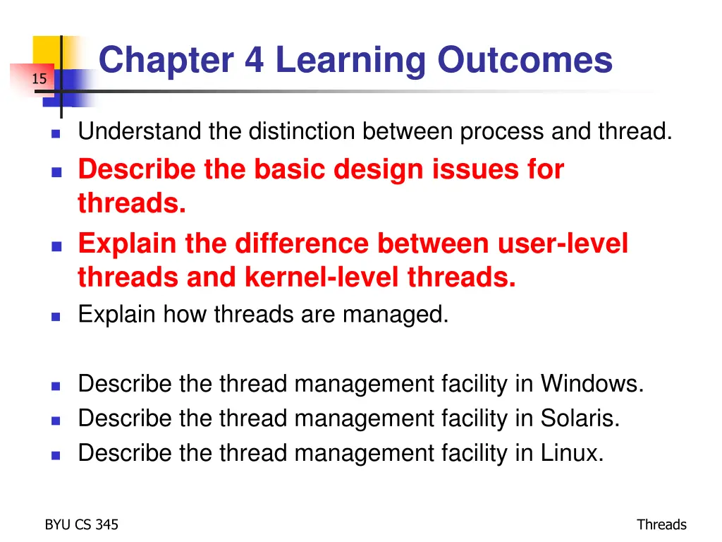 chapter 4 learning outcomes 1