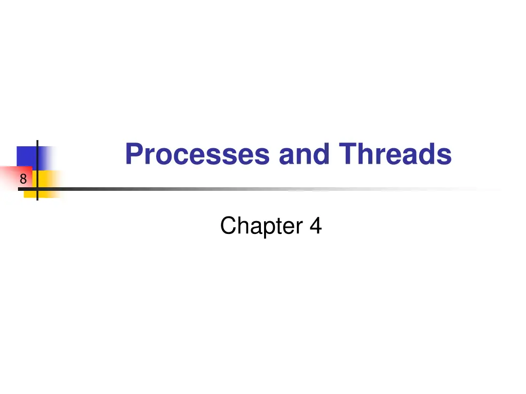 processes and threads