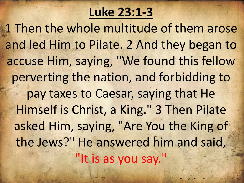 luke 23 1 3