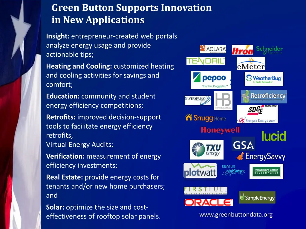 green button supports innovation