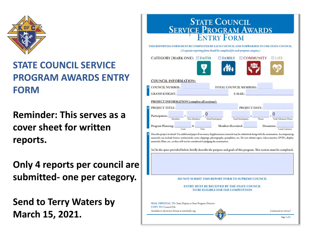 state council service program awards entry form 2