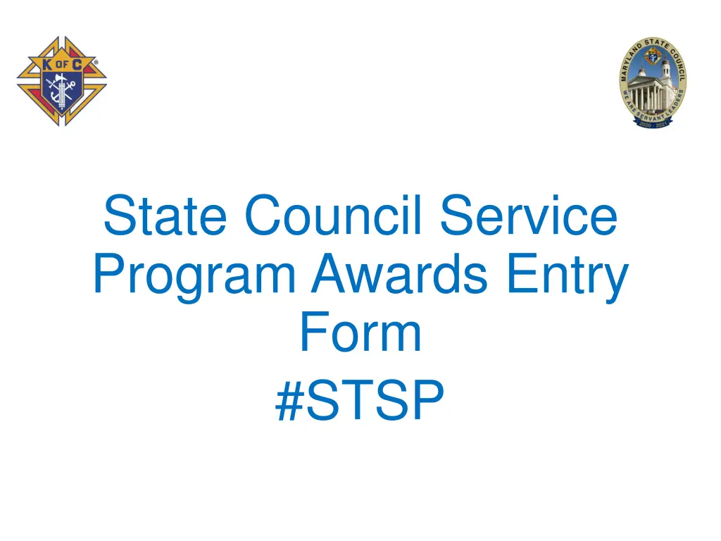 state council service program awards entry form