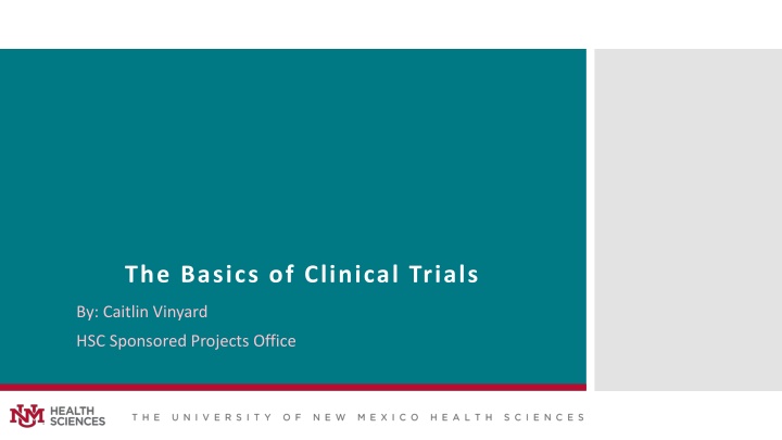 the basics of clinical trials