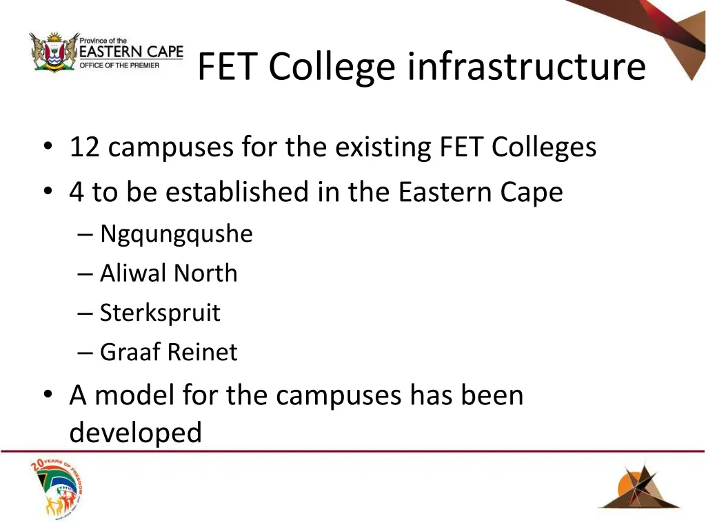 fet college infrastructure