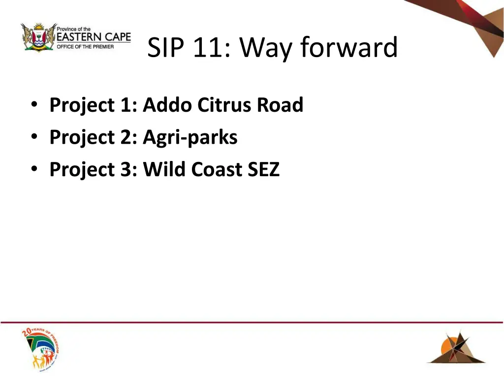 sip 11 way forward