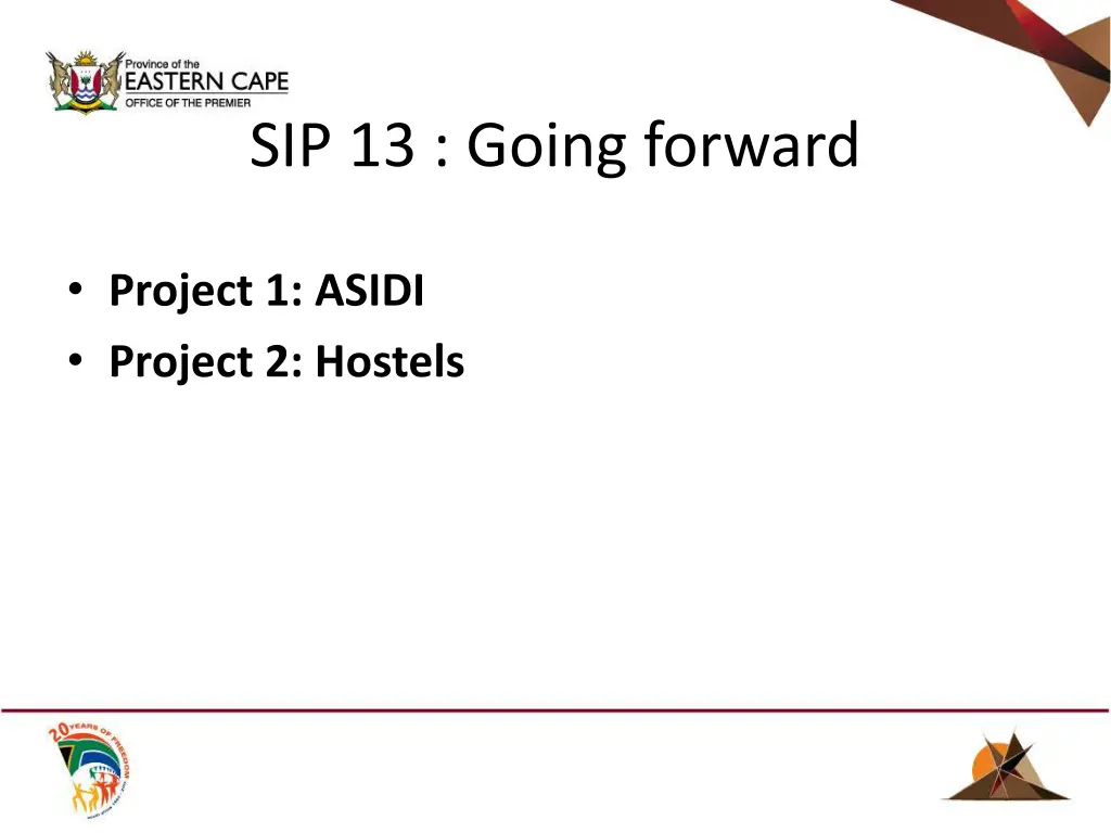 sip 13 going forward