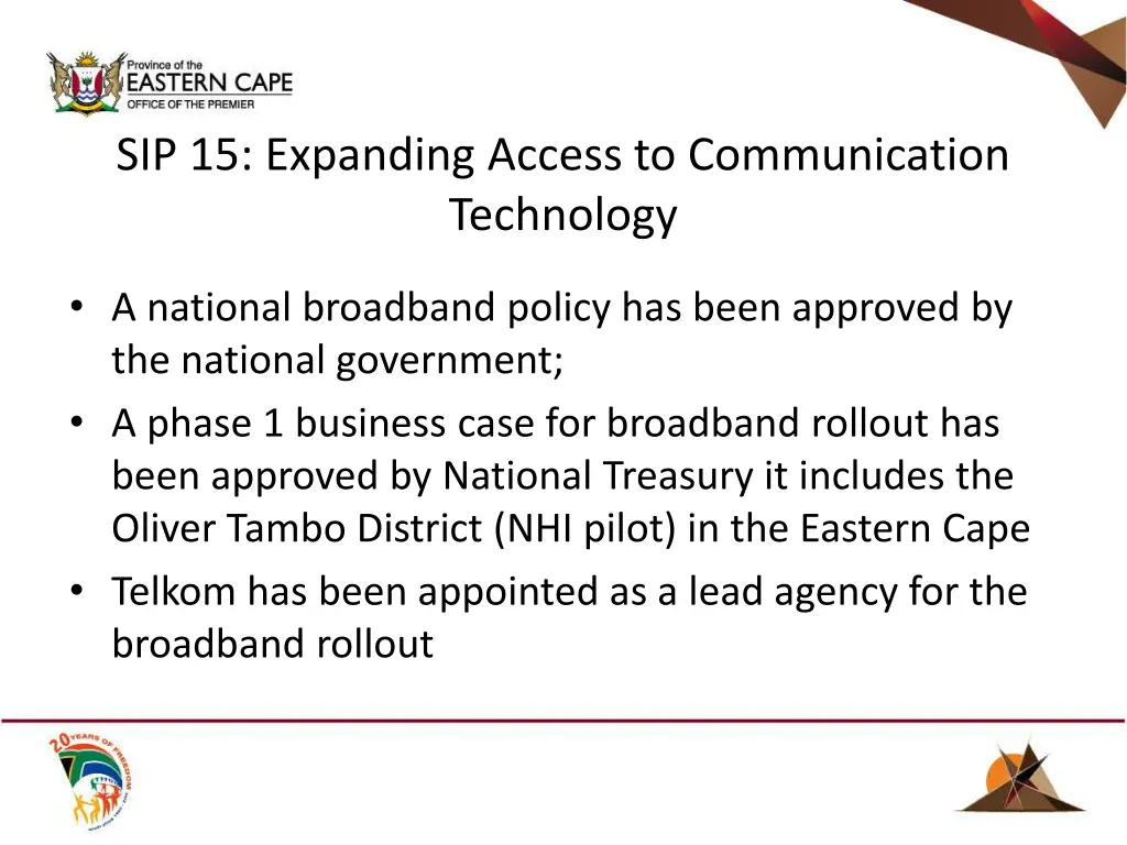 sip 15 expanding access to communication