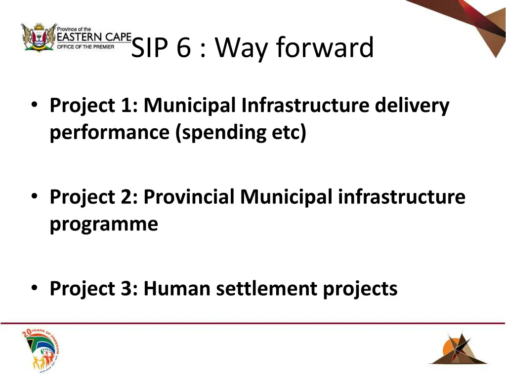 sip 6 way forward