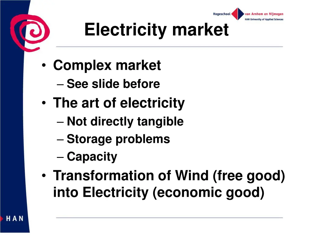 electricity market