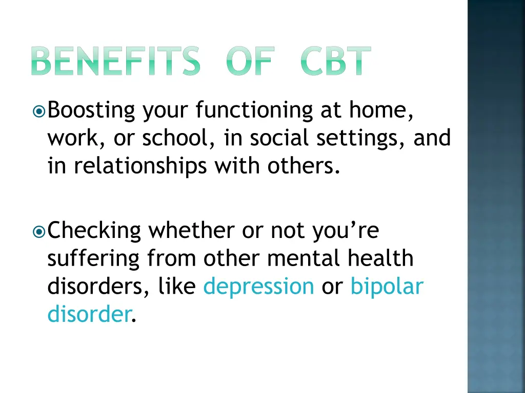 benefits of cbt 1