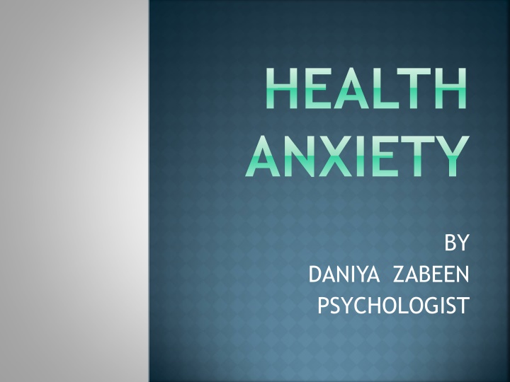 health anxiety