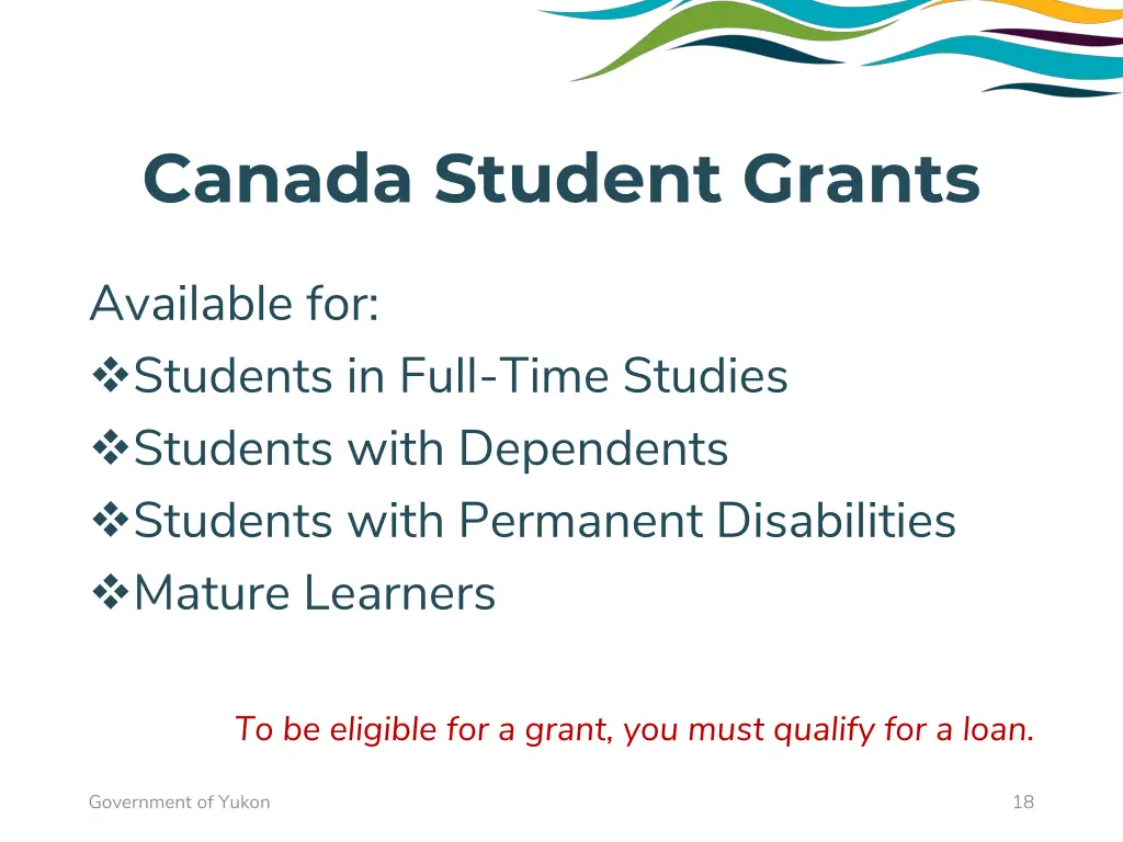 canada student grants