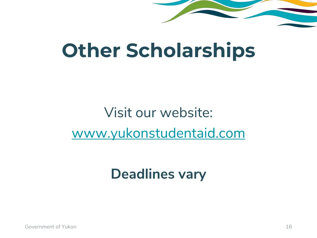 other scholarships