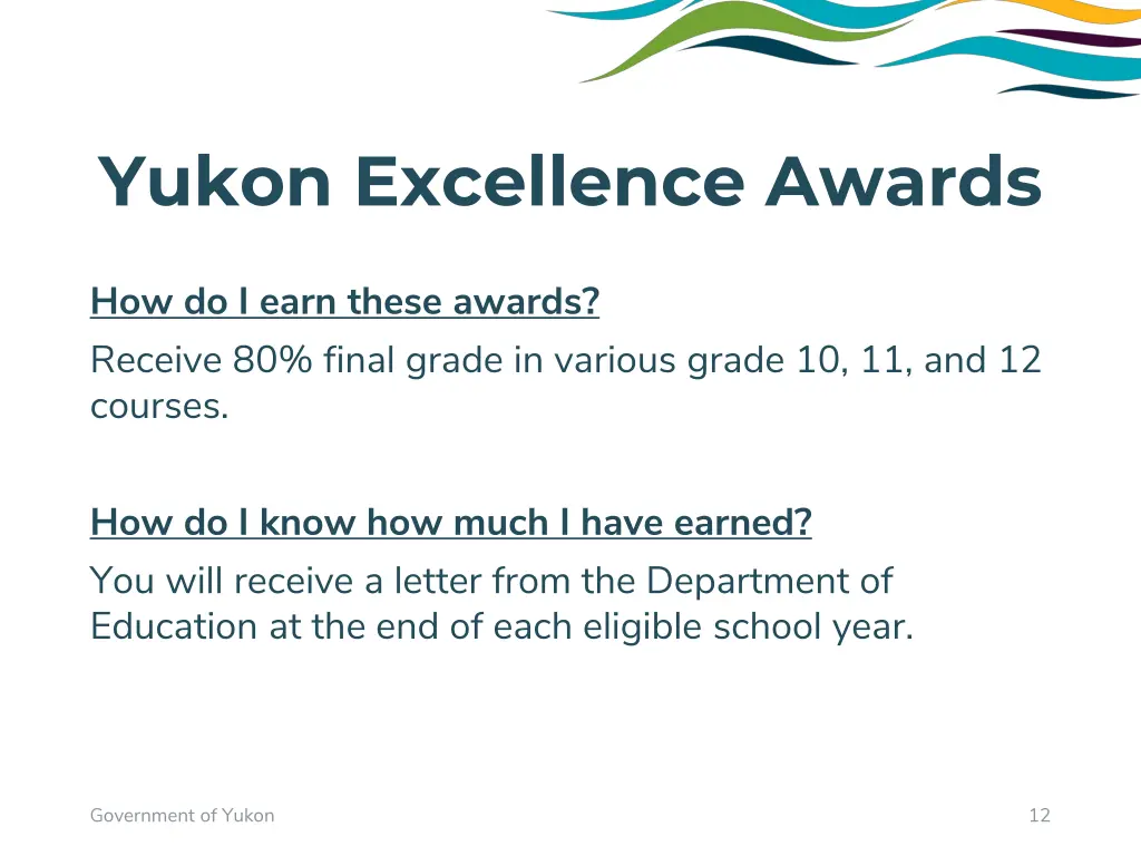 yukon excellence awards