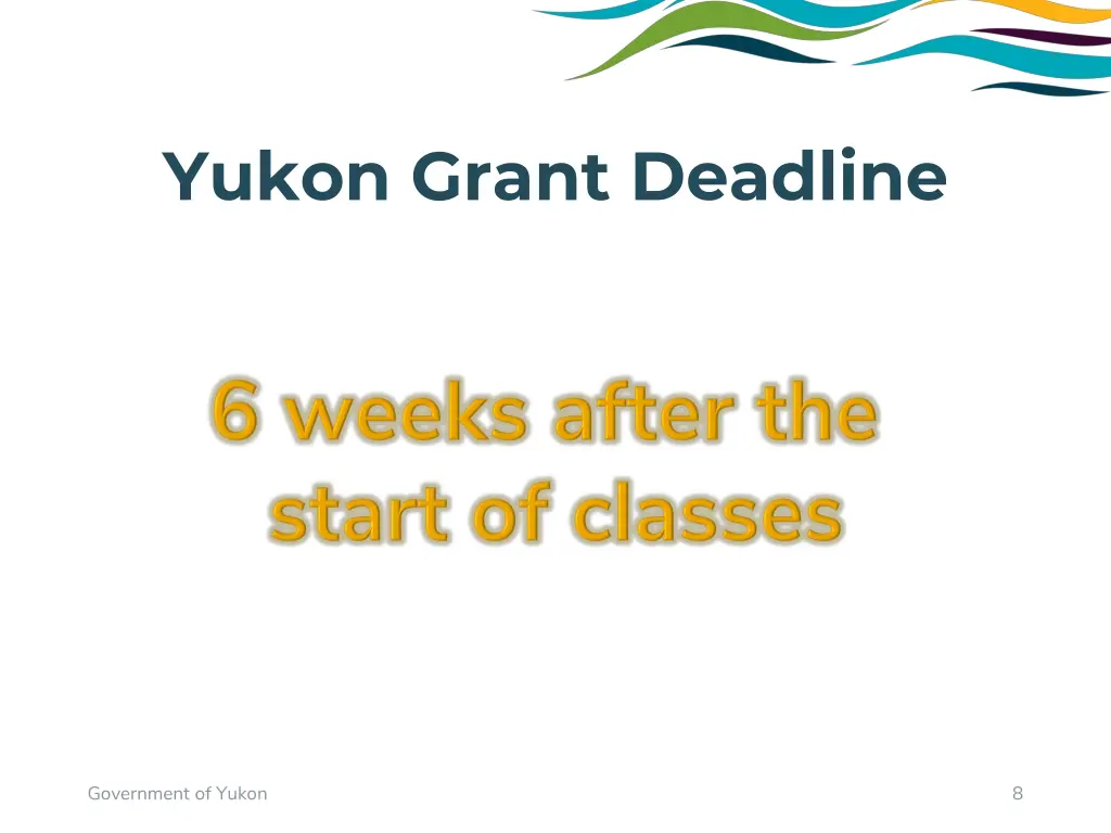 yukon grant deadline