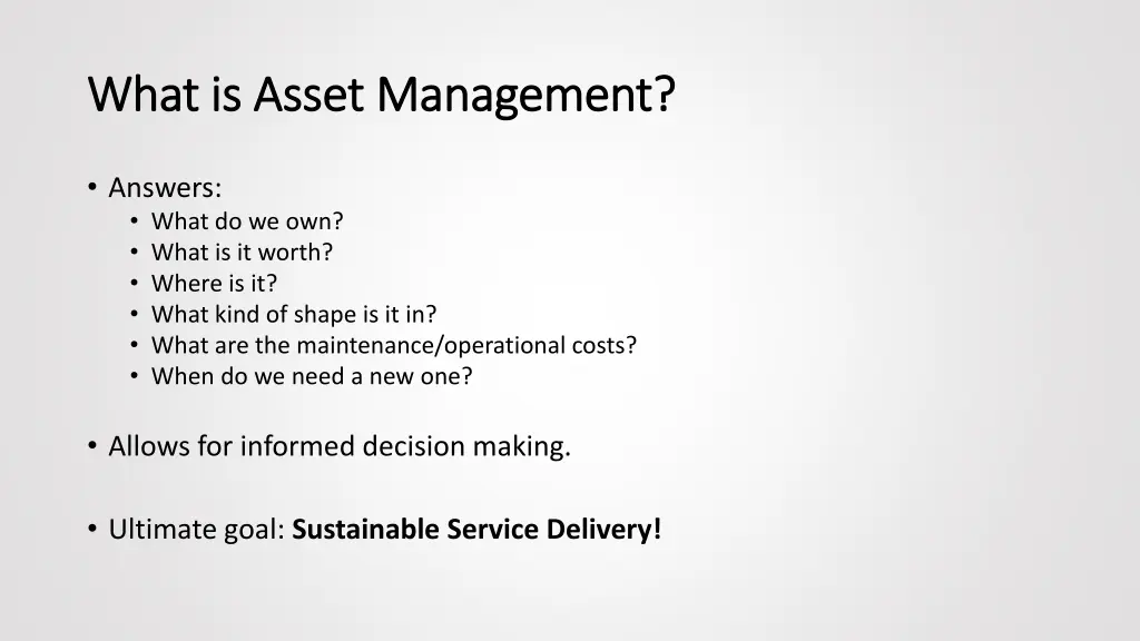 what is asset management what is asset management