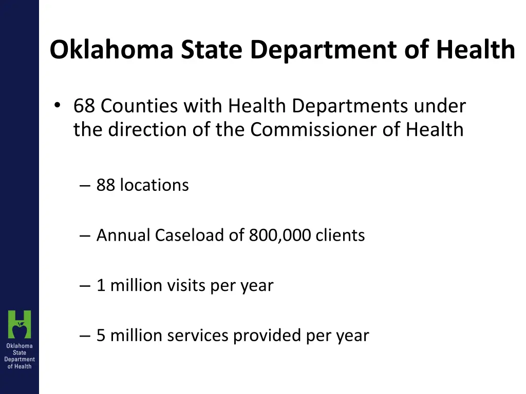 oklahoma state department of health