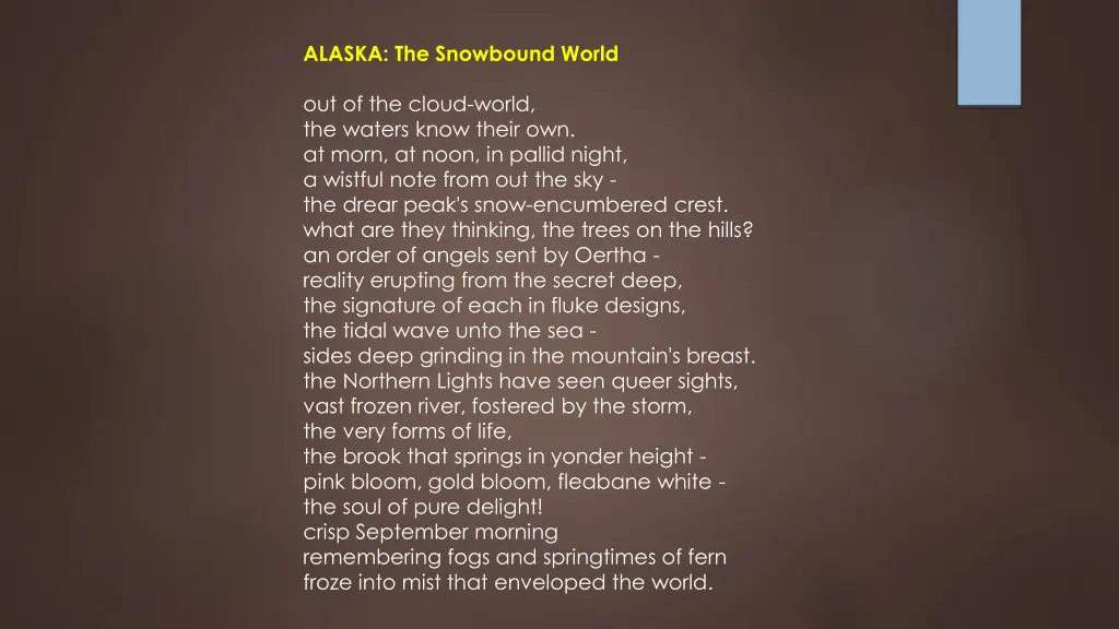 alaska the snowbound world