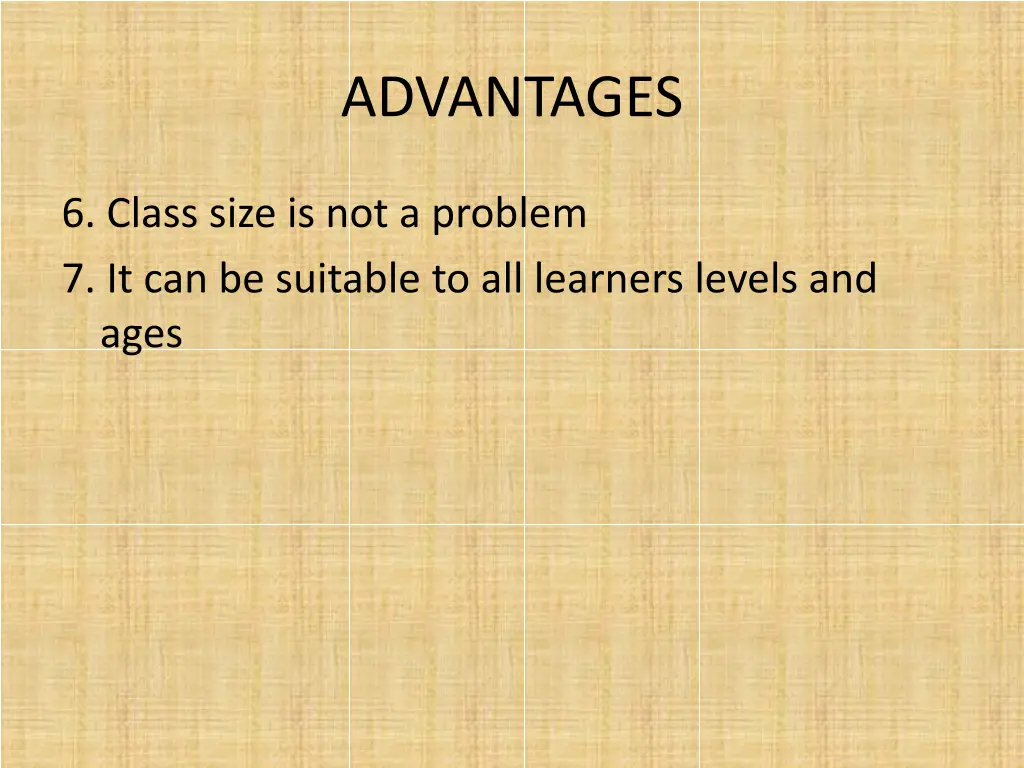 advantages 1