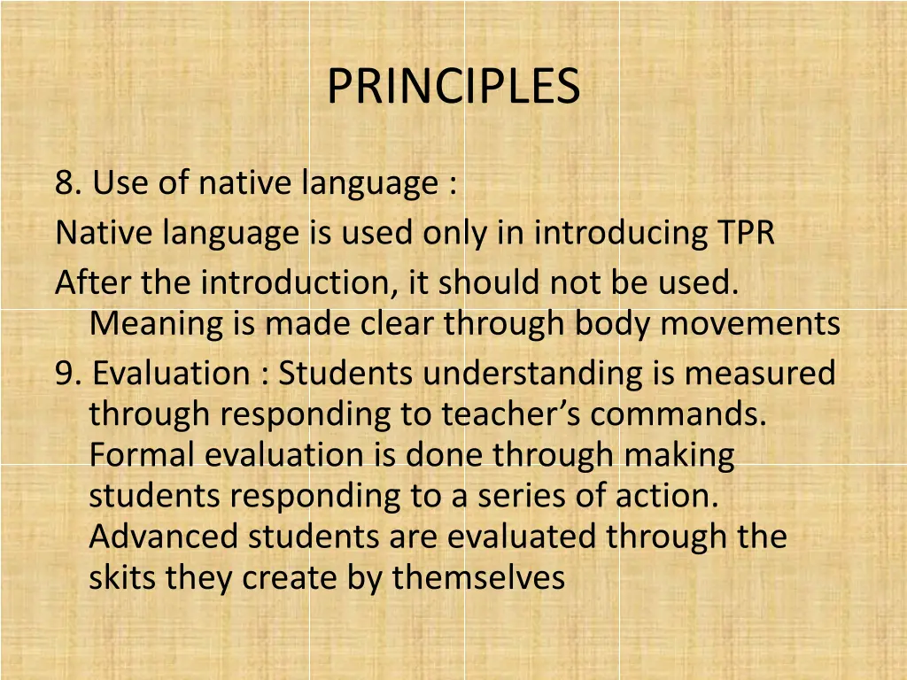 principles 5