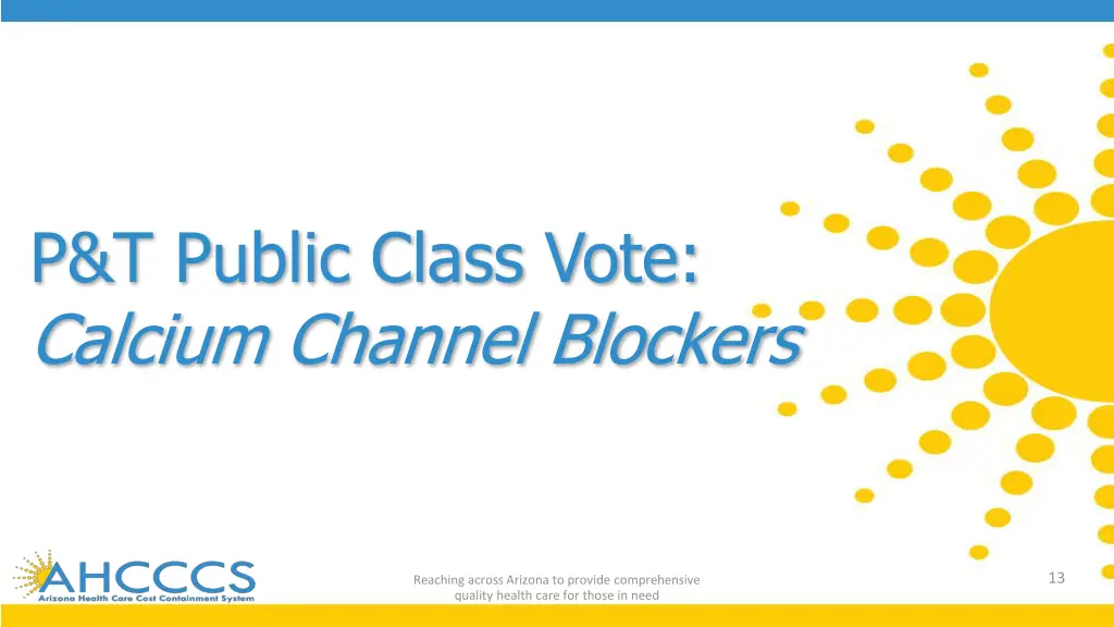 p t public class vote calcium channel blockers