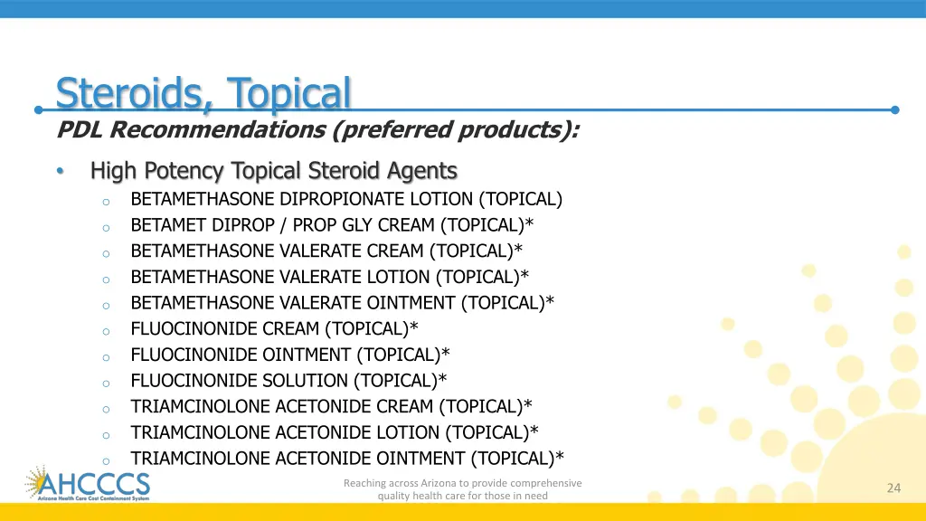 steroids topical pdl recommendations preferred 2